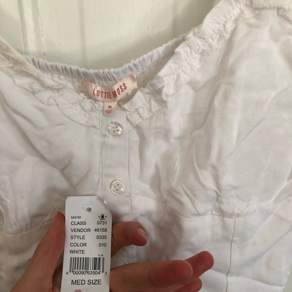 White Pac Sun crop top - Picture 3 of 4